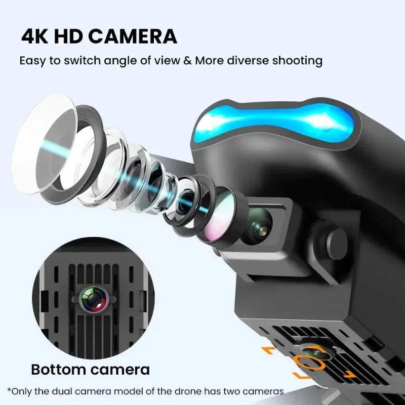 โดรน E99Pro HD 4K ระบบ WiFi คู - Drone Kit Professional บทวิจารณ์และราคา